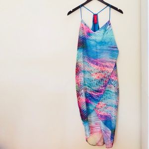 AKIRA CHICAGO Multi-colored summer beach dress